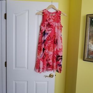 Floral Calvin Klein A-line Dress